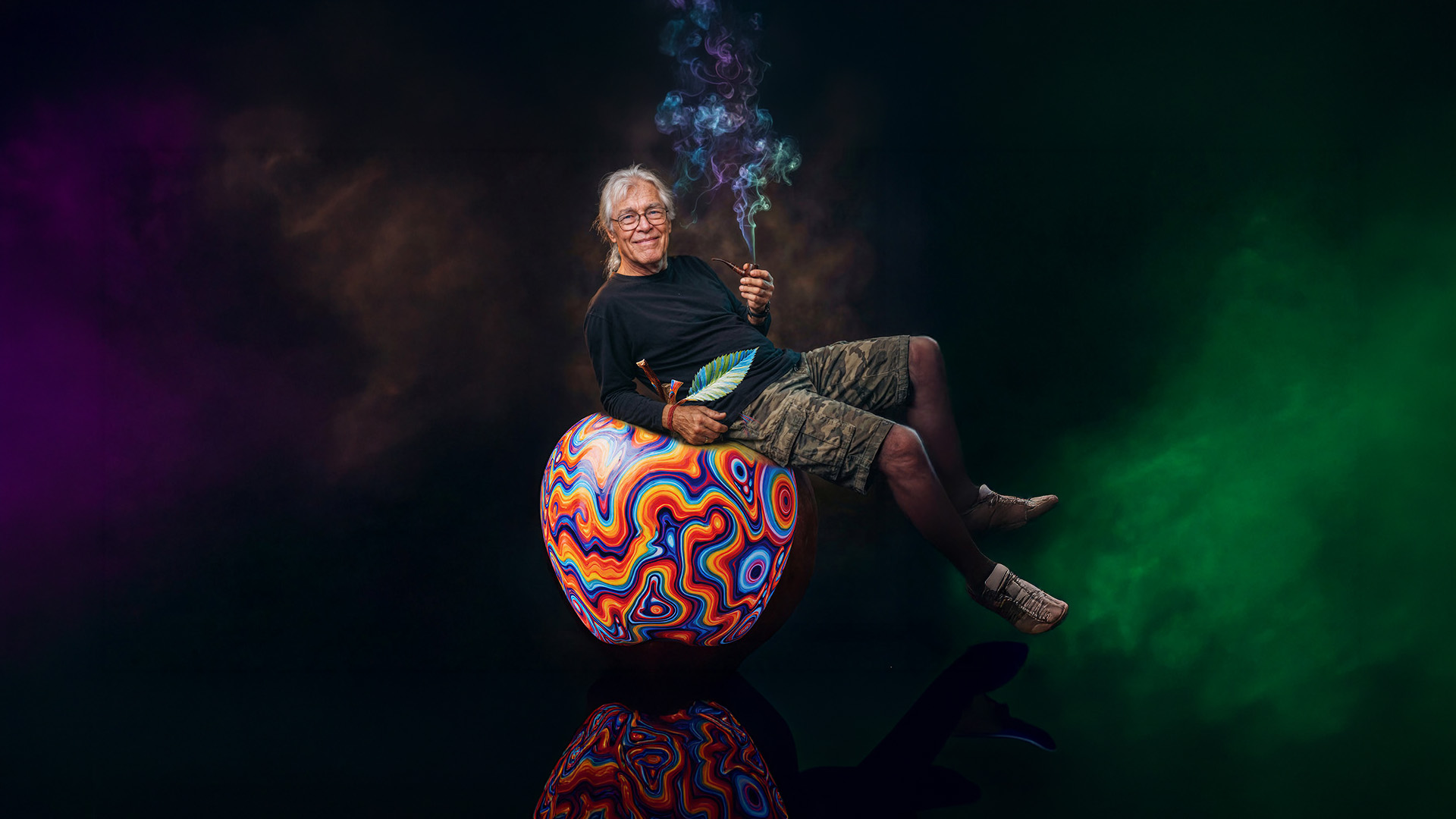 Chicago psychedelic AI visual identity artwork