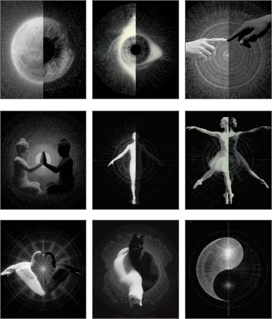 Immersion Code graphic concept studies
