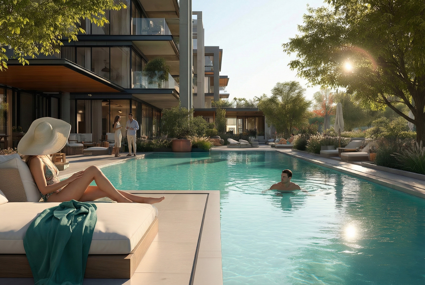 Luma Developers poolside visual system
